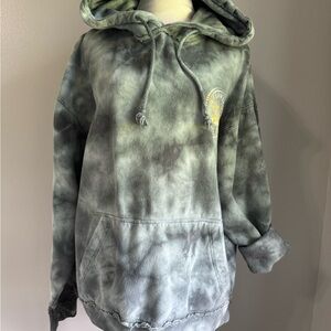 Yellowstone Gray Tie-Dye Hoodie